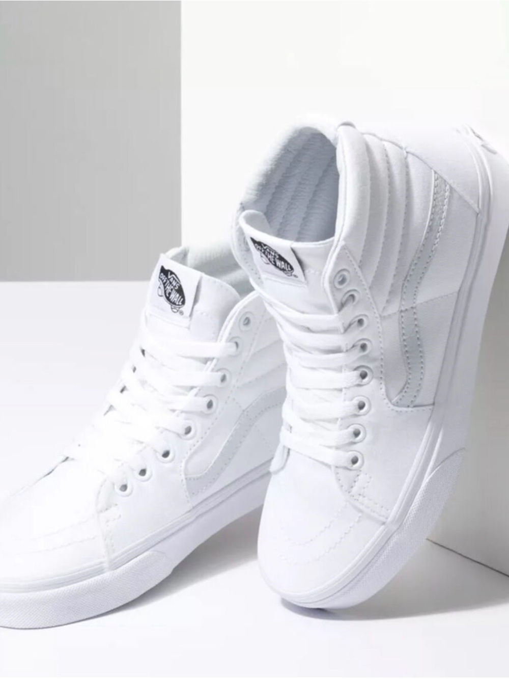 Vans Sk8-Hi Shoe, True White, NWT, Women’s Multiple - Picture 5 of 16